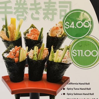 Duck Sushi - Menu - hand rolls - Sushi Bars Near Me - Eugene, Oregon