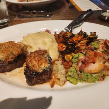Cooper’s Hawk - Parmesean crusted medallions and drunken shrimp. - Desserts Near Me - Surprise, Arizona Cooper’s Hawk - Parmesean crusted medallions and drunken shrimp. - Desserts Near Me - Surprise, Arizona