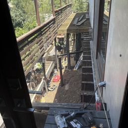 Deck in process Deck in process