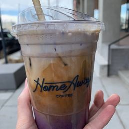 Blueberry pancake latte