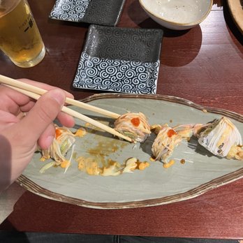 Hungry Belly - Dallas Roll. I forgot to snap the pic until I was almost done! Fav roll here. - Japanese Near Me - Dallas, Texas Hungry Belly - Dallas Roll. I forgot to snap the pic until I was almost done! Fav roll here. - Japanese Near Me - Dallas, Texas