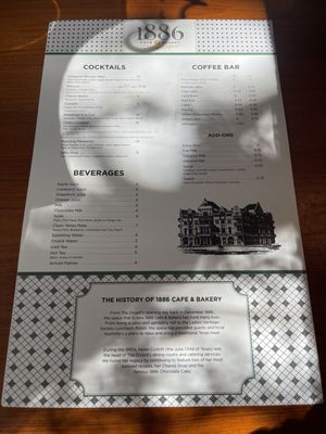 Menu photo 7 1886 Cafe & Bakery Austin, TX