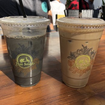 Phin Smith - Charcoal latte and Cafe de sua - Coffee & Tea Near Me - Garden Grove, California