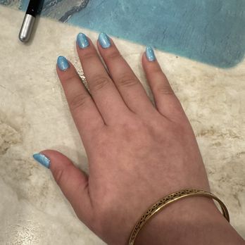 Beauty Nails - A light blue smooth metallic. - Nail Salons Near Me - Roslindale, Massachusetts Beauty Nails - A light blue smooth metallic. - Nail Salons Near Me - Roslindale, Massachusetts