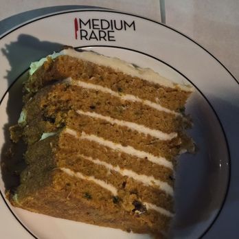 Medium Rare - Dessert: Carrot Cake - Desserts Near Me - New York, New York Medium Rare - Dessert: Carrot Cake - Desserts Near Me - New York, New York