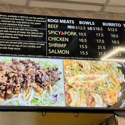 Kogi Grill - Menu