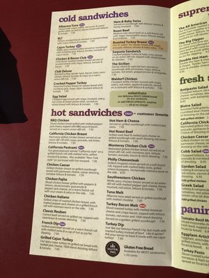 Menu photo 8 Sequoia Sandwich Company Bakersfield, CA