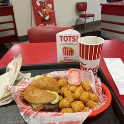 Freddy's Frozen Custard & Steakburgers - Freddy's Original Bacon and Cheese Double Combo