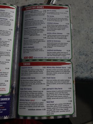 Menu photo 4 Joe Taco Amarillo, TX