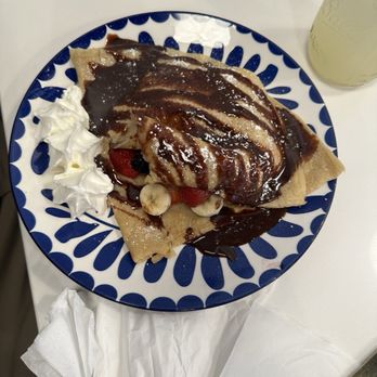Palo Santo Cafe - Nutella crepe - Cafes Near Me - Riverbank, California
