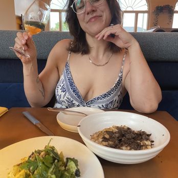 Bad Idea - summer squash and black truffle mac - Wine Bars Near Me - Nashville, Tennessee