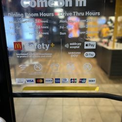 McDonald's - They are NOT Open 24/7