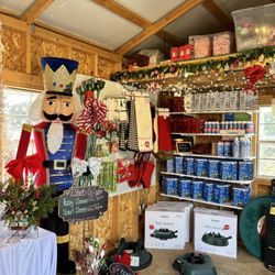 Snowflake Village Christmas Trees