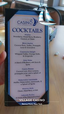 Menu photo 3 The Village Casino Bemus Point, NY