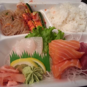 Dai Ichi Sushi Restaurant - Sashimi/sushi bento box came with soup and salad. Sushi not pictured. Lunch special $13.95. - Sushi Bars Near Me - Mississauga, Ontario Dai Ichi Sushi Restaurant - Sashimi/sushi bento box came with soup and salad. Sushi not pictured. Lunch special $13.95. - Sushi Bars Near Me - Mississauga, Ontario