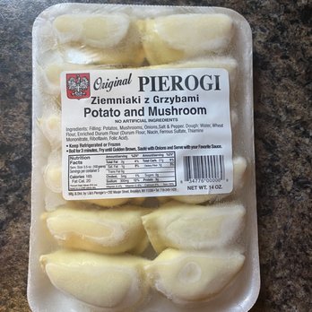 Kielbasa Euro Deli - Frozen potato and mushroom pierogies. Other flavors also available. ($7.50, April, 2023). - Imported Food Near Me - Virginia Beach, Virginia Kielbasa Euro Deli - Frozen potato and mushroom pierogies. Other flavors also available. ($7.50, April, 2023). - Imported Food Near Me - Virginia Beach, Virginia