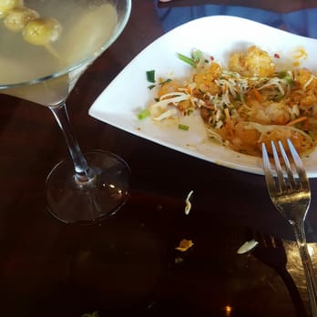 Latitude Seafood - Hellfire shrimp and Olive Branch martini+1/2 price apps and $5 cocktails= date night dream! - Seafood Near Me - Midlothian, Virginia