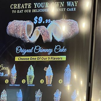 Twisted Rolls Chimney Cake - They call it Original Chimney Cake you create your own with the flavor of their choice, they have Pistachio, Oreo etc. - Desserts Near Me - Tampa, Florida Twisted Rolls Chimney Cake - They call it Original Chimney Cake you create your own with the flavor of their choice, they have Pistachio, Oreo etc. - Desserts Near Me - Tampa, Florida
