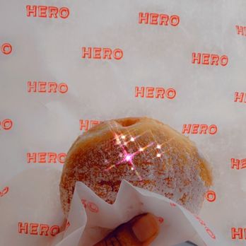 Full Circle Doughnuts - This strawberry jam donut is GOLDEN! - Donuts Near Me - Homewood, Alabama