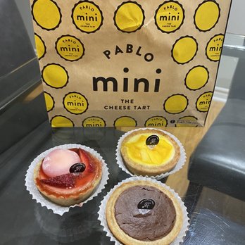 Pablo Cheese Tart - Strawberry mochi, mango and chocolate mini tart - Bakeries Near Me - Markham, Ontario