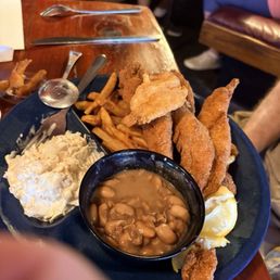 Cajun style fish and shrimp Cajun style fish and shrimp