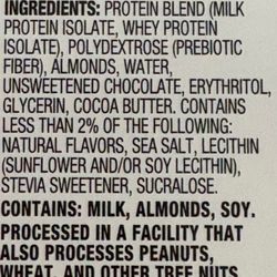 Simply Good - Ingredients Quest Chocolate Chip Cookie Dough Bar. 09/22/25