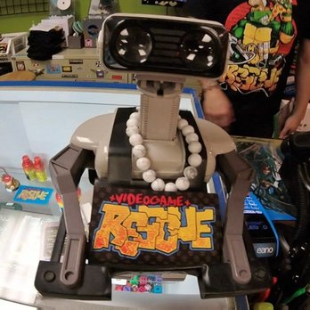 Video Game Rescue - Rob the Robot works as a Professional Business Card Holder at VGR. - Video Game Stores Near Me - Jacksonville, Florida