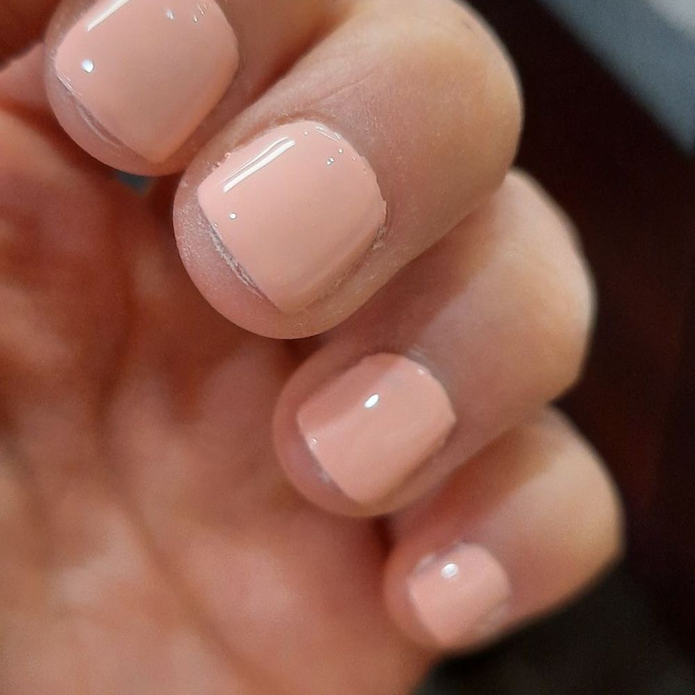 Oasis Nail Spa - Wtf kind of shapes are these. Didn't even bother shaping - Nail Salons Near Me - Houston, Texas