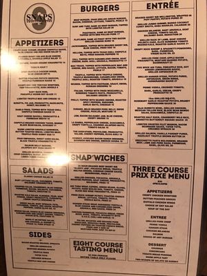 Menu photo 8 Snaps American Bistro Wantagh, NY Menu photo 8 Snaps American Bistro Wantagh, NY