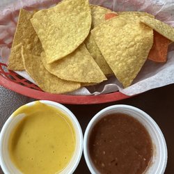 Family Mexican Restaurant - Complimentary chips & salsa & queso!