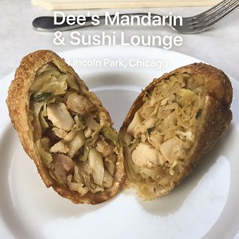 Dee's Mandarin & Sushi Lounge - Infant-sized egg rolls, fried to perfection. - Chinese Near Me - Chicago, Illinois Dee's Mandarin & Sushi Lounge - Infant-sized egg rolls, fried to perfection. - Chinese Near Me - Chicago, Illinois