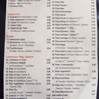 City - Pizza & Kebap - Menu - Kebab Near Me - Stuttgart, BW