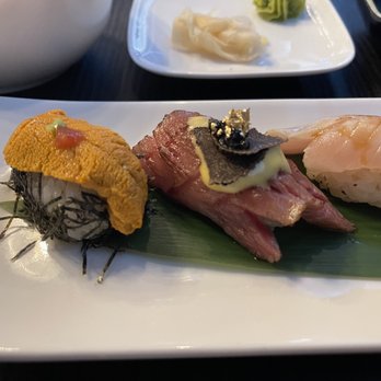 Ju-ichi - Uni, A5. Wagyu, golden eye snapper. - Sushi Bars Near Me - San Diego, California