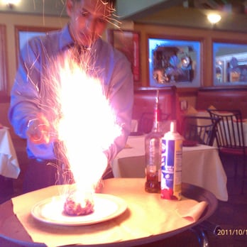 Rancho Grande - Firing up the Fried Ice Cream Dessert!! Delicious!! - Mexican Near Me - Yonkers, New York