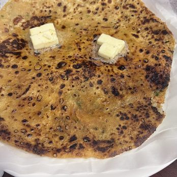 Delhi Oven - Yumm piping hot Aloo (Potato) Paratha - Indian Near Me - Sacramento, California