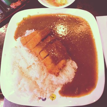 Chaya - Classic Katsu Curry - breaded pork cutlet served with a Japanese style curry sauce.  Comes with Salad on the side. - Ramen Near Me - Banff, Alberta