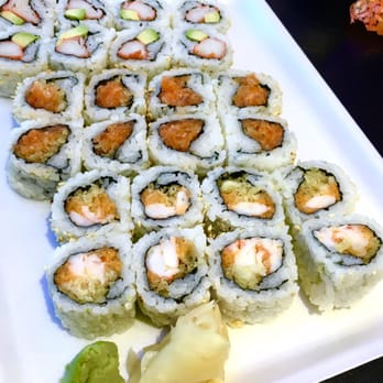 Ichiban Sushi - Combo #2; California roll, Spicy Salmon roll, and Crunchy Shrimp roll - Japanese Near Me - Northfield, New Jersey Ichiban Sushi - Combo #2; California roll, Spicy Salmon roll, and Crunchy Shrimp roll - Japanese Near Me - Northfield, New Jersey