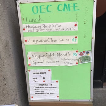 OEC Café - Menu 12.7.15 - Cafes Near Me - Honolulu, Hawaii OEC Café - Menu 12.7.15 - Cafes Near Me - Honolulu, Hawaii