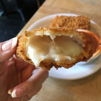 The Butchers Son - Fried Mozzarella with drippy cheese - Salad Near Me - Berkeley, California
