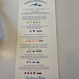 Tasting menu from recent visit in April 2023.