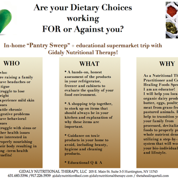 Gidaly Nutritional Therapy, LLC - Nutritionists Near Me - Northport, New York Gidaly Nutritional Therapy, LLC - Nutritionists Near Me - Northport, New York
