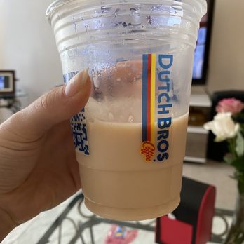 Dutch Bros Coffee - And this is how much liquid was actually in the cup once I poured out the ice.. - Coffee & Tea Near Me - Everett, Washington Dutch Bros Coffee - And this is how much liquid was actually in the cup once I poured out the ice.. - Coffee & Tea Near Me - Everett, Washington