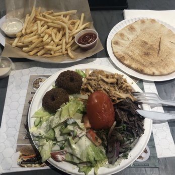 Al Basch Chicken - Chicken Shawarma, Beef Shawarma, Falafel, Rice, Salad, Fries, Pita Bread. - Mediterranean Near Me - Los Angeles, California Al Basch Chicken - Chicken Shawarma, Beef Shawarma, Falafel, Rice, Salad, Fries, Pita Bread. - Mediterranean Near Me - Los Angeles, California