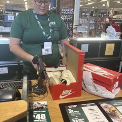 DICK'S Sporting Goods - Excellent customer service.  I usually go to the outlet for ASICS but I will start shopping here instead because they were all so nice .