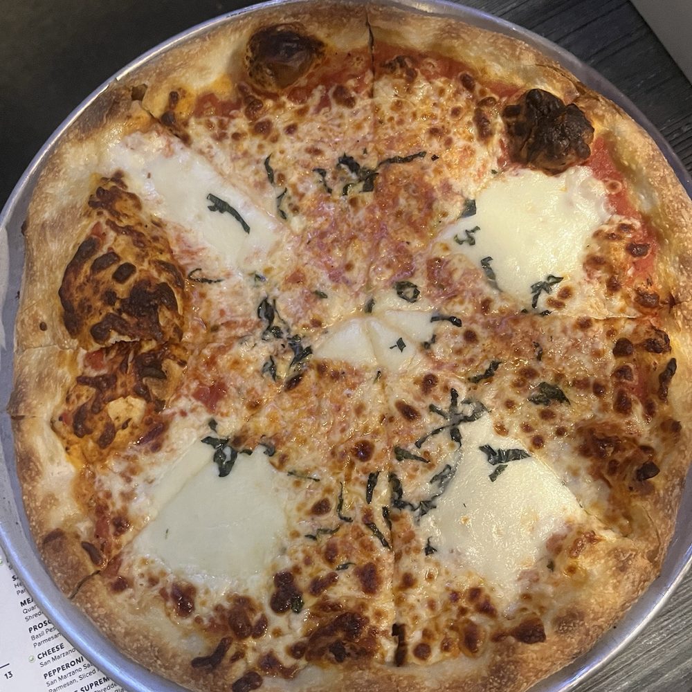 Drive Shack - Margherita pizza - Golf Near Me - Raleigh, North Carolina
