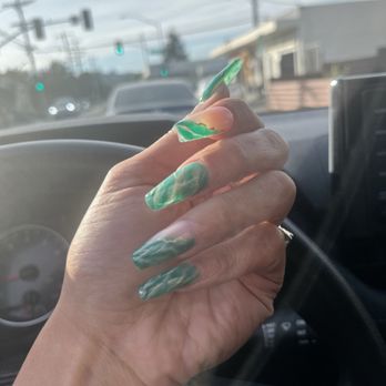 Anna Nails - Gel D marble - Nail Salons Near Me - Castro Valley, California