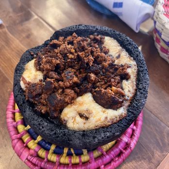 La Reyna - Authentic Mexican Cuisine - Queso Fundido with chorizo - Mexican Near Me - Cooper City, Florida La Reyna - Authentic Mexican Cuisine - Queso Fundido with chorizo - Mexican Near Me - Cooper City, Florida