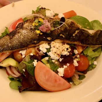 USS Nemo Restaurant - MEDITERRANEAN BRANZINO SALAD - Asian Fusion Near Me - Naples, Florida USS Nemo Restaurant - MEDITERRANEAN BRANZINO SALAD - Asian Fusion Near Me - Naples, Florida