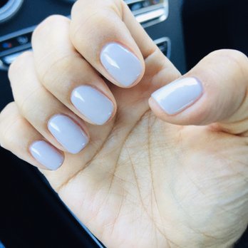 Q-Nails - Shellac/Gel service. Color #313. Looks good on Asian skin. They did a great job. - Nail Salons Near Me - Fremont, California