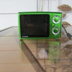 Fujifilm - A bit dinged, dented and bent.